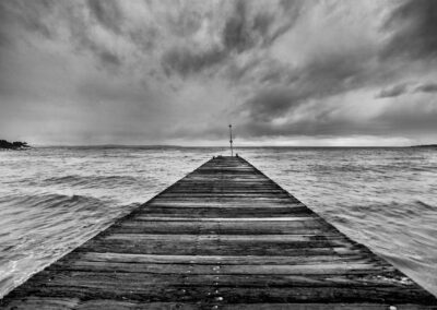 A second interpretation of the same subject, revisited under different light and sea conditions.